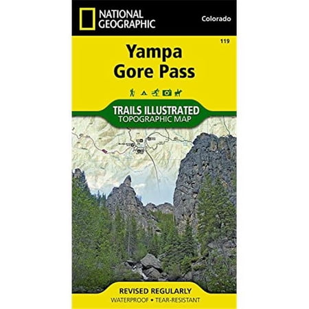 National Geographic Trails Illustrated Map: Yampa / Gore Pass #119 - Explore the Colorado Rockies with Confidence!