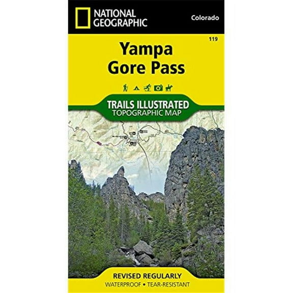 National Geographic Trails Illustrated Map: Yampa / Gore Pass #119 - Explore the Colorado Rockies with Confidence!