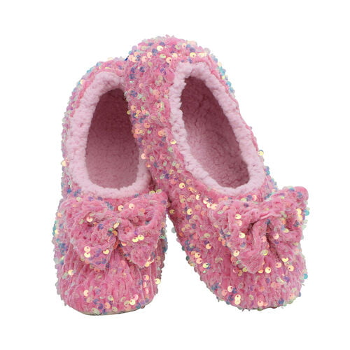 reb helgen Kontoret snoozies! Pink Dazzle Bling Women's Slippers, Medium - Walmart.com