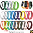 thumbnail image 2 of Xiaomi Mi band 5 6 correa de silicona para Xiaomi Miband 5 6 suave impermeable deporte banda de moda pulsera, 2 of 4