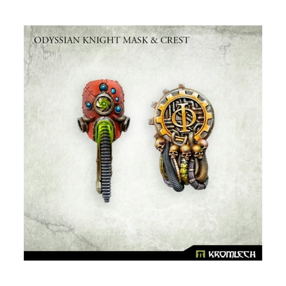 Kromlech Odyssian Knight Mask & Crest New