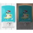 thumbnail image 2 of Caroline's Treasures BB9077CNL Beach Snowman Surfer #2 Ceramic Night Light, 6x4x3", multicolor, 2 of 2