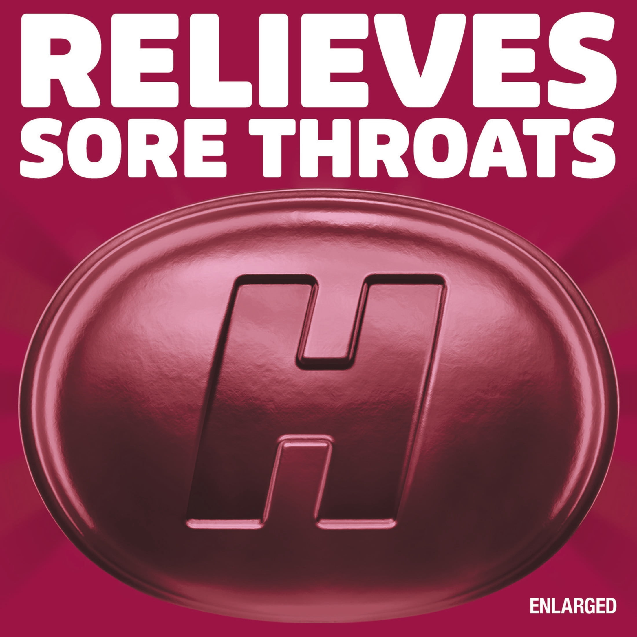 HALLS Cough & Throat Relief Black Cherry Sugar Free Cough Drops, Value Pack, 70 Drops