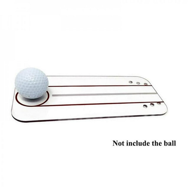 Clearance!Golf Putting Alignment Mirror With Putting Cup Combo Portable Swing Training Aids Practice Putting Trainer With Hole Cup Set