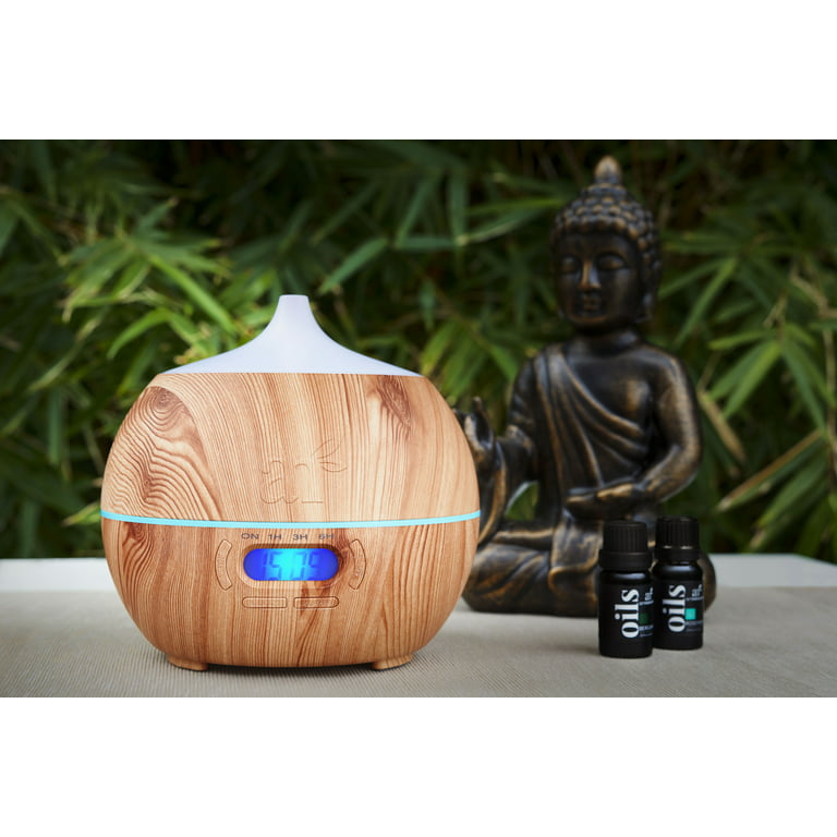SALKING Essential Oil Diffuser, 100ml Small Aromatherapy Diffuser,  Ultrasonic Diffusers for Essential Oils, Cool Mist Humidifier with Warm  White