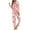 Pink1, variant on Tiweut Womens Christmas Pajamas Sets Cozy Santa Graphic Print Long Sleeve Lapel Blouses and Long Comfy Pants for Holiday Comfort Homewear Nightwear Outfit Regular Sleepwear,Beige,L
