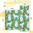 thumbnail image 5 of White Poodle Dog and Sunflowers Toddler Nap Mats for Kids Preschool,Sleeping Mat Bag or Kids,Toddler Sleeping Bag,Toddler Nap Mat or Daycare, 5 of 6