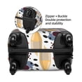 thumbnail image 4 of Easygdp Wine Bottles Glasses Print Elastic and Washable Suitcase Protective Cover with Hidden Zipper Fits 18-32 inch Luggage -Large, 4 of 9
