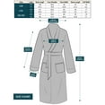 thumbnail image 6 of PAVILIA Lavender Light Purple Women Waffle Knit Kimono Robe, Soft Cozy Breathable Lightweight Bathrobe with Side Pockets, Shower Spa House Long Robe for Women, L/XL, 6 of 7