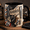 Black, variant on Barber Mug 3D Effect Classic Cuts Coffee Cup Gift for Barbershop Stylist