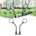 thumbnail image 4 of Motorcycle Bicycle Rearview Handlebar Mirrors Bendable Adjustable Reflector, 4 of 5