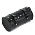 thumbnail image 4 of BUYISI Motorcycle Tool Bag Synthetic Leather Round Fork Bag For Black, 4 of 5