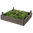thumbnail image 2 of Allstate Artificial Leaf Wreath in Wooden Frame Box - 14" - Green, 2 of 2