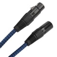 thumbnail image 1 of Cable XLR macho a hembra Cable de resistencia al estiramiento para mezclador de frecuencia DMX lámpara de escenario SoundXLR macho a hembra 3 m/9,8 pies, 1 of 12