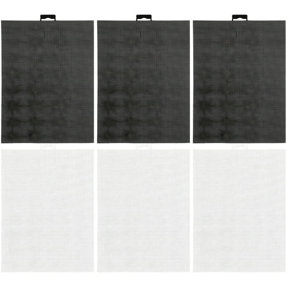 Narrster 6Pcs Portable Mesh Sheets Cross Stitch Sewing Sheets Handmade Quilting Sheets Needle Knitting Sheets