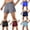 Gray, variant on PUMISAS Summer Shorts For Men Elastic And Adjustable Waistband Low Waist Shorts Comfortable Casual Loose Pants Solid Color Athleisure Pants