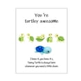 thumbnail image 1 of Ruifaya Eres una tortuga increíble, tarjetas de agradecimiento con un juego de palabras con animales, tarjetas de felicitación, tarjetas de apoyo emocional hechas a mano, tortuga ex motivacional, 1 of 7