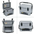 thumbnail image 7 of Pinypikaka 20QT/35QT Portable Ice Cooler, Heavy Duty Ice Chest with Portable Cup Holder, Fish Ruler, Bottle Openers, Camping Cooler for Beach Boat Fishing Picnic Travel, 7 of 7