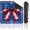 Color-38, variant on Mahjong Mat – 31.5x31.5 Inch Winter Village Skiers Snowy Trees Cozy Cottages, Non-Slip Noise Reduction Table Cover for Dominoes, Poker, Card, Board & Tile Games