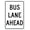 Warning Sign 4, variant on Bus Lane School Buses Only Warning Sign - 8"x12" Security Safety Metal Sign, Vintage Caution Poster Wall Decor for Business Office Home Street
