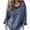 Navy, variant on ZyeKqe Womens Long Sleeve Shirts Round Neck Top Solid Color Loose Fitted Tees Top Blouses