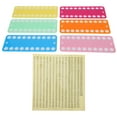 thumbnail image 1 of Thread Winding Plate, Needlework Project Card Cross Stitch Threads Organizer, Thread Winding Board For Embroidery Enthusiast DIY Sewing Household Beginners, 1 of 8
