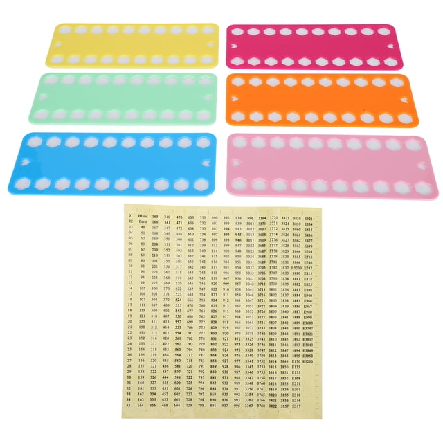 Thread Winding Plate, Needlework Project Card Cross Stitch Threads Organizer, Thread Winding Board For Embroidery Enthusiast DIY Sewing Household Beginners