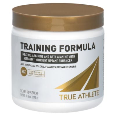 True Athlete Training Formula  With Creatine, Arginine  Beta Alanine With Astragin Nutrient Uptake Enhancer  NSF Certified For Sport (8.6 Ounces