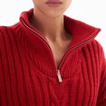 thumbnail image 4 of Qiopertar Mode Femmes Blouse Décontractée à Manches Longues Tricotée Col en V Pull Offres de la Semaine Liquidation à Moins de 5$ jusqu'à 90 % de Réduction, 4 of 9