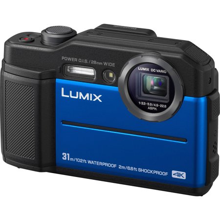 Panasonic Lumix DC-TS7 4K Tough Shock & Waterproof Digital Camera (Blue)