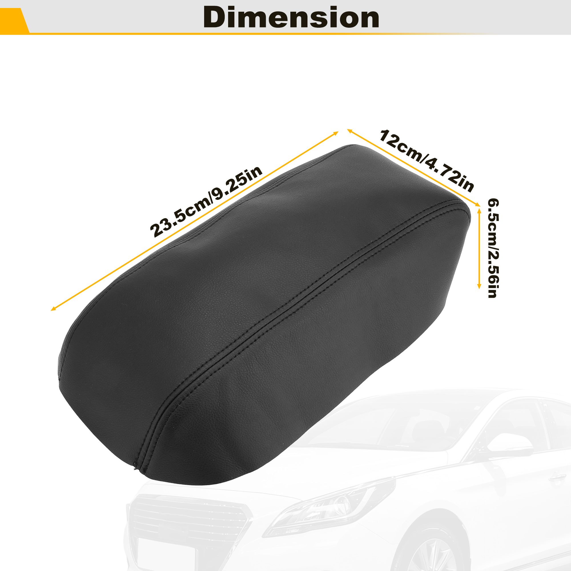 Unique Bargains Premium Center Console Armrest Cover for Hyundai Sonata 2015-2019 Models