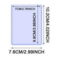 thumbnail image 3 of Hbdhejl 100Pcs Card Sleeves Hard Plastic Card Sleeves For Baseball Card Protective Card Holder For Trading Cards Sports Cards, 3 of 7