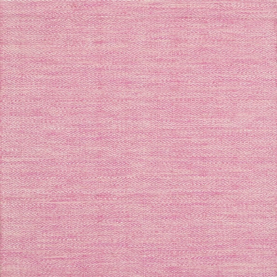 Ahgly Company Machine Washable Indoor Square Contemporary Dark Hot Pink Area Rugs, 6' Square