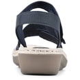 thumbnail image 3 of Cliffs by White Mountain Womens Calibre Faux Leather Open Toe Flat Sandals, 3 of 3