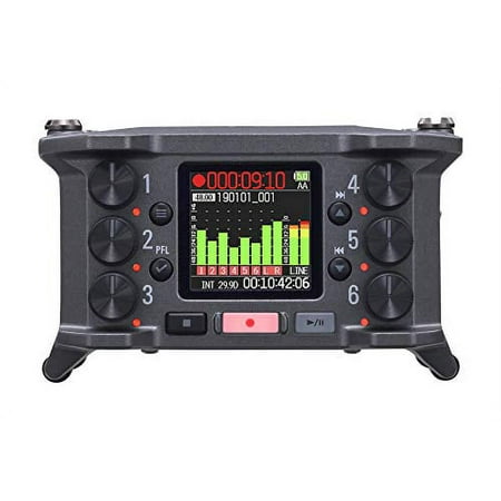 UPC: 0884354020804 | Zoom F6 Field Recorder/Mixer  Professional Field Recording  Audio for Video  32-Bit Float Recording  14 Channel Recorder  6 XLR Inputs  Timecode  Ambisonics Mode  Battery Powered  iOS Wireless Control