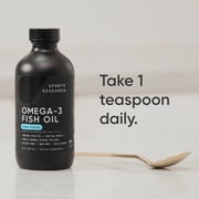 Sports Research® Omega-3 Fish Oil, Lemon - 4685 mg of Fish Oil - 48 servings