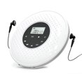 thumbnail image 1 of Graflsoa Lecteur CD Compact avec Prise en Charge de Carte TF, 5 Modes Sonores, Répétition A-B, Commandes Tactiles, Batterie 1000 mAh, Options Blanc/noir, Inclut Écouteurs et Câbles, 1 of 7