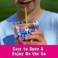 thumbnail image 3 of Kool-Aid Jammers Artificially Flavored Drink, 10 Pouches, for School Lunches and On-the-Go Hydration, Sharkleberry Fin Strawberry Orange Punch Flavor, Excellent Source of Vitamin C, 6 fl oz, 3 of 15