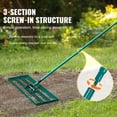 thumbnail image 4 of VEVOR Lawn Leveling Rake, 30"x10" Level Lawn Tool, Heavy-duty Lawn Leveler with 78" Steel Extended Handle, Yard Leveling Rake Suit for Garden, Golf Lawn, Farm, 4 of 9