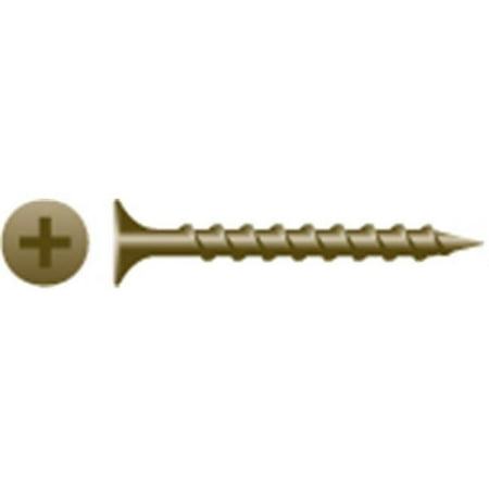 

Strong-Point 610CD 6 x 1 in. Phillips Bugle Head Screws Coarse Thread Dacrotized Coated Box of 10 000