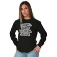 thumbnail image 4 of Funny Lazy Pasty A Little Crazy Joke Plus Size Long Sleeve Graphic Tee Shirt Brisco Brands 2X, 4 of 5