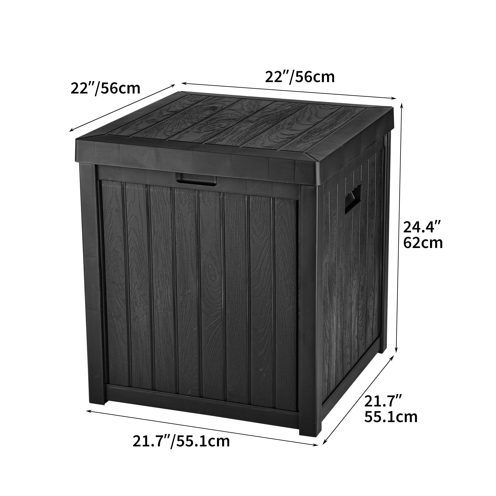 FTPLDBWF-025PHREdrosie Inc 260 Gallons Gallon Water Resistant Resin Lockable Deck Box Color: Brown