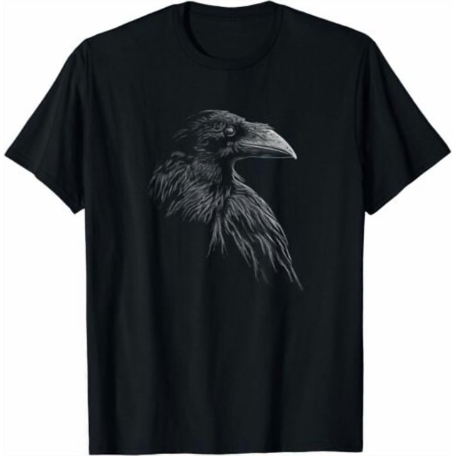 Cool Design Corbeau Noir Excellente Idée Cadeau T-Shirt P-3TG L Noir