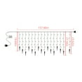 thumbnail image 3 of yulier Christmas Lights Icicle Lights LED Christmas Outdoor Ice Bar Lights 11.5 Ft Connectable Waterproof Icicle Xmas String Lights for Tree Wedding Party Garden Patio Decoration, White, 3 of 8