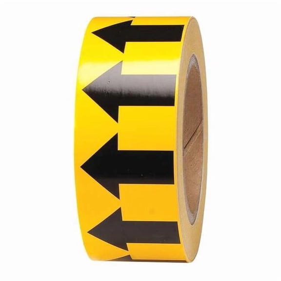 Brady Pipe Marking Tape,Yllw,2in W,90ft Roll L 91420