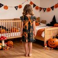 thumbnail image 5 of Leey-World Halloween Pjs Toddler Girls Nightgowns Toddler Princess Soft Halloween Print Pajamas Sleep Dress for Kids, 5 of 7