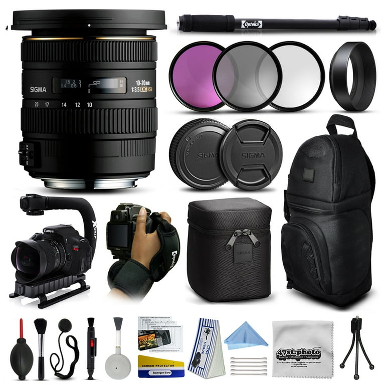 Sigma 10-20mm F3.5 EX DC HSM Lens for Nikon (202306) with 3 Sigma 10-20mm F3.5 EX DC HSM Lens for Nikon (202306) with 3