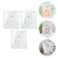 thumbnail image 3 of 3Pcs Transparent Storage Pouch Waterproof Bag Portable Winding Pouch for Female, 3 of 9