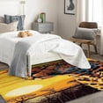 thumbnail image 3 of Wildlife Cheetah Area Rug 4x5, Leopard Rugs for Bedroom Living Room, Jungle Animal Carpet, Machine Washable Rug, Non Slip Soft Low Pile Rugs Home Decor T6&-55, 3 of 7