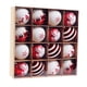 thumbnail image 3 of 16x Adornos de Bolas de Navidad, Bolas de Decoración para Árboles de Navidad, Decoraciones Colgantes para Árboles de Navidad, para Guirnalda de Guirna Rojo y, 3 of 8